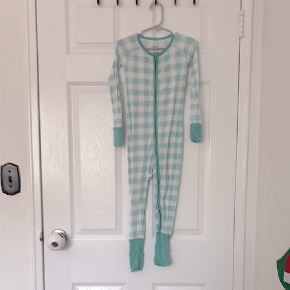 Kids Checkered One Piece Pajama